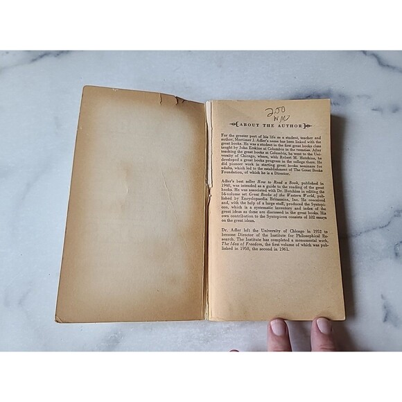 Great Ideas From The Great Books By Dr. Mortimer J. Adler Paperback - Picture 2 of 10